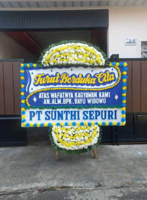 Papan Bunga Duka di Margabakti