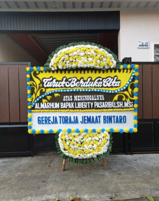 Papan Bunga Duka di Margabakti